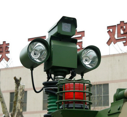 vehicle-mounted intensive light rotatble camera system